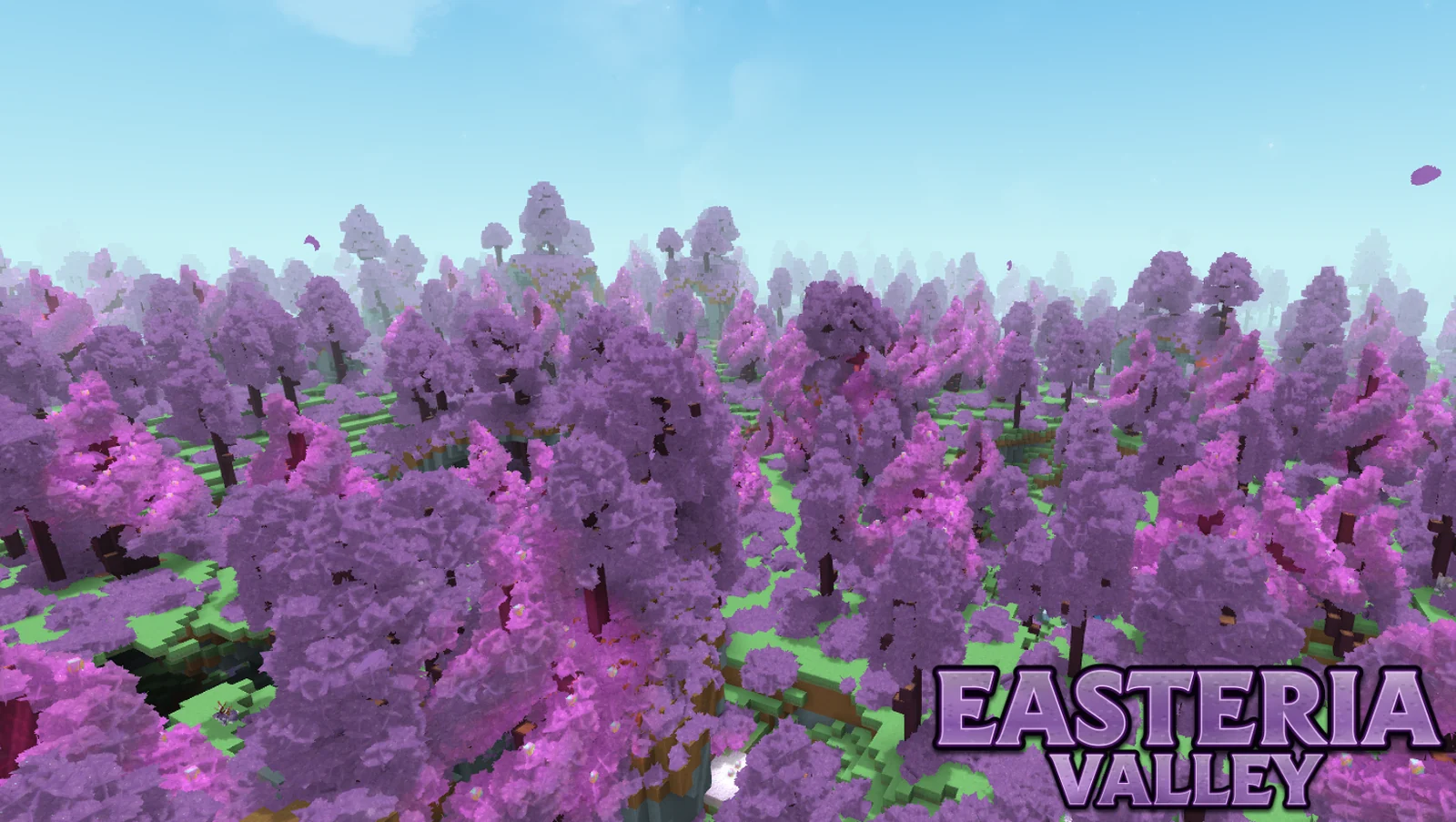 Bosque violeta de Easteria Valley en Veil Islands